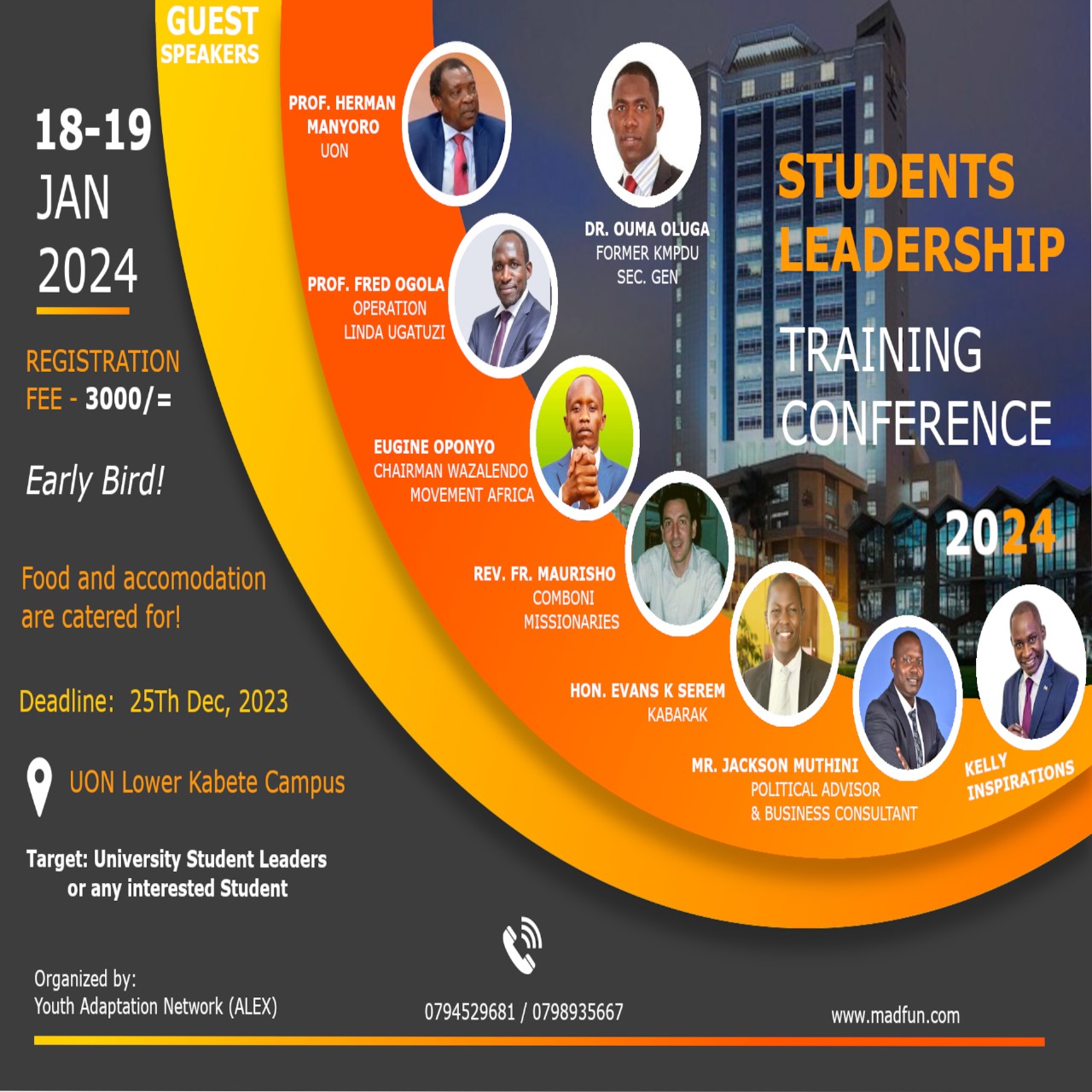 Student leadership training conference